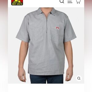 Ben Davis zip up shirt new